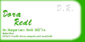 dora redl business card